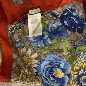 Gucci GG Silk Scarf NWT